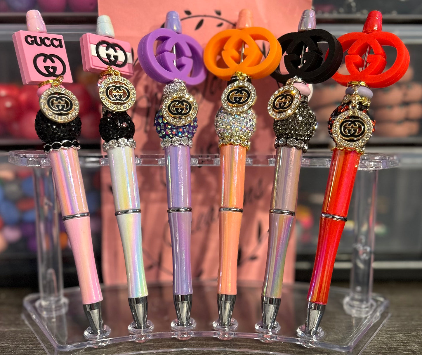 GG Designer Pens w/Charm