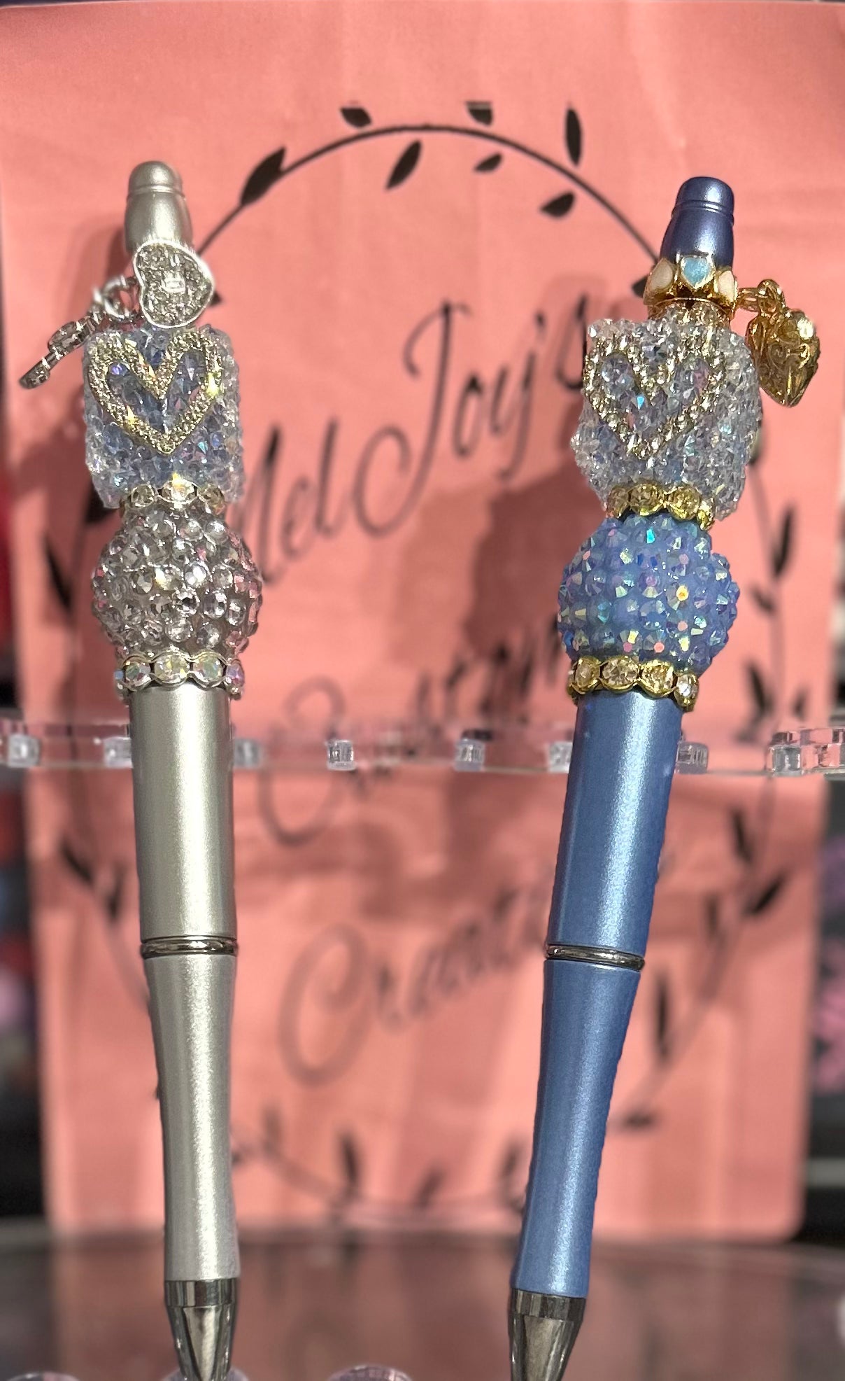 Fancy Sugar Cube Bling Pens