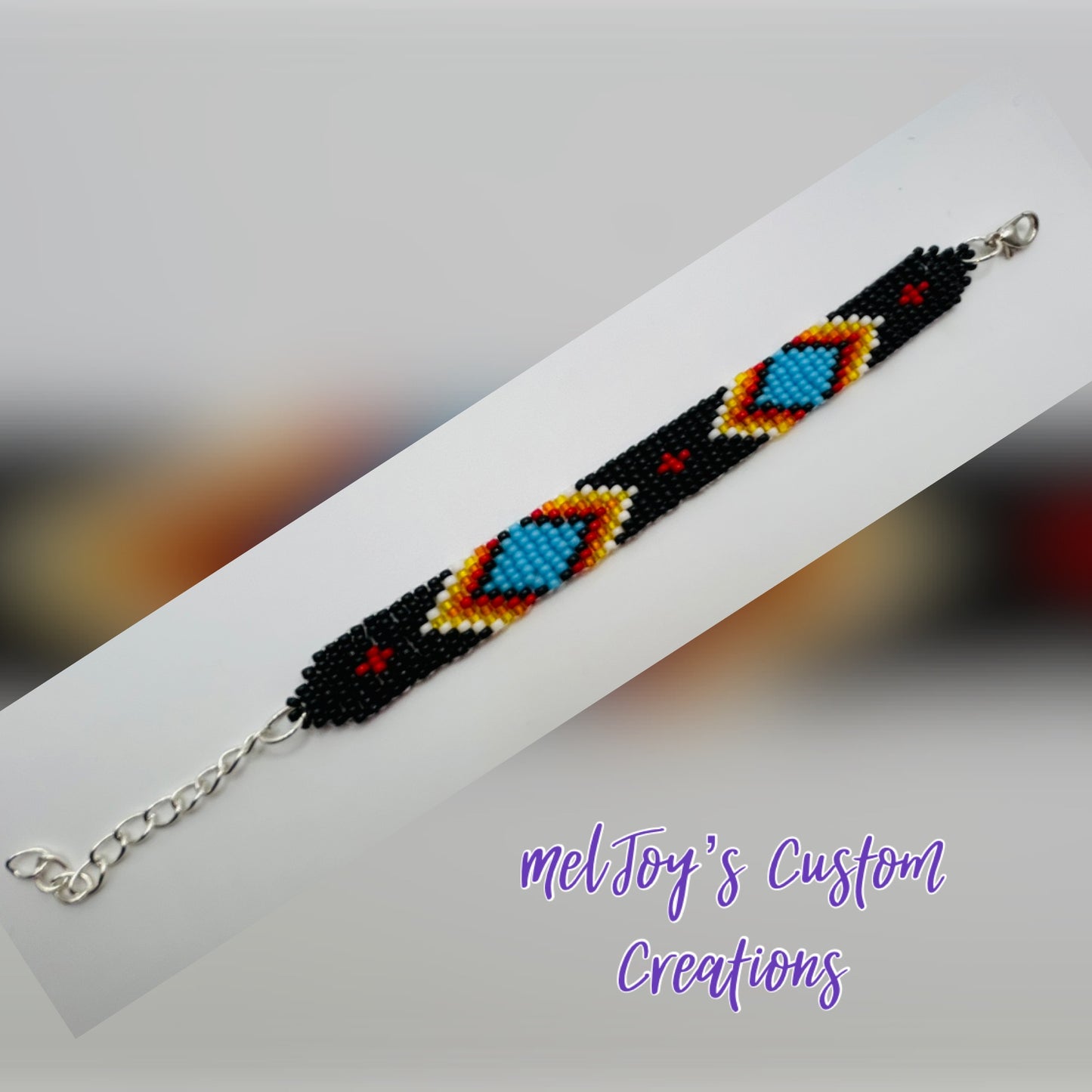 Native American Style Hand Beaded Bracelet