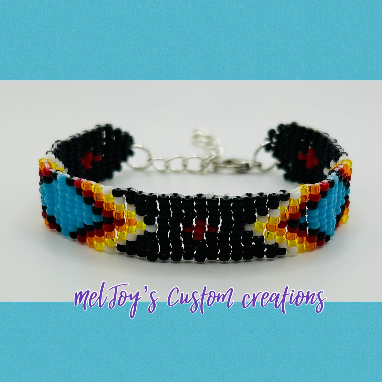 Native American Style Hand Beaded Bracelet